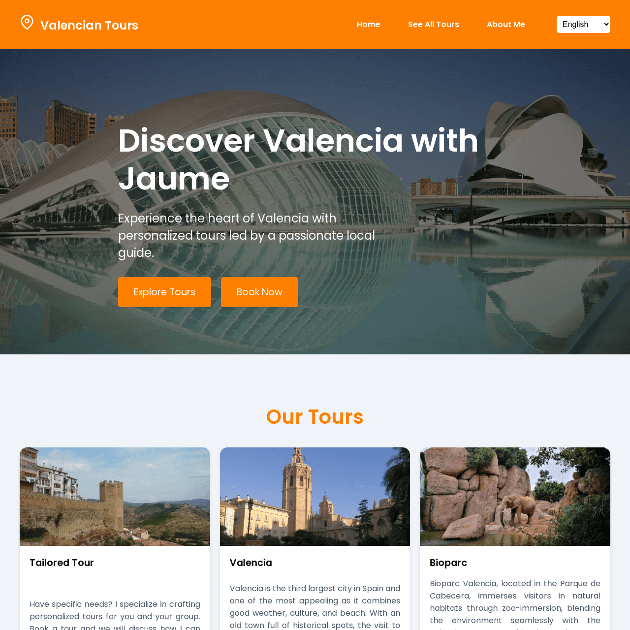 Building an Online Presence for Valencian Tours with Jaume image 1