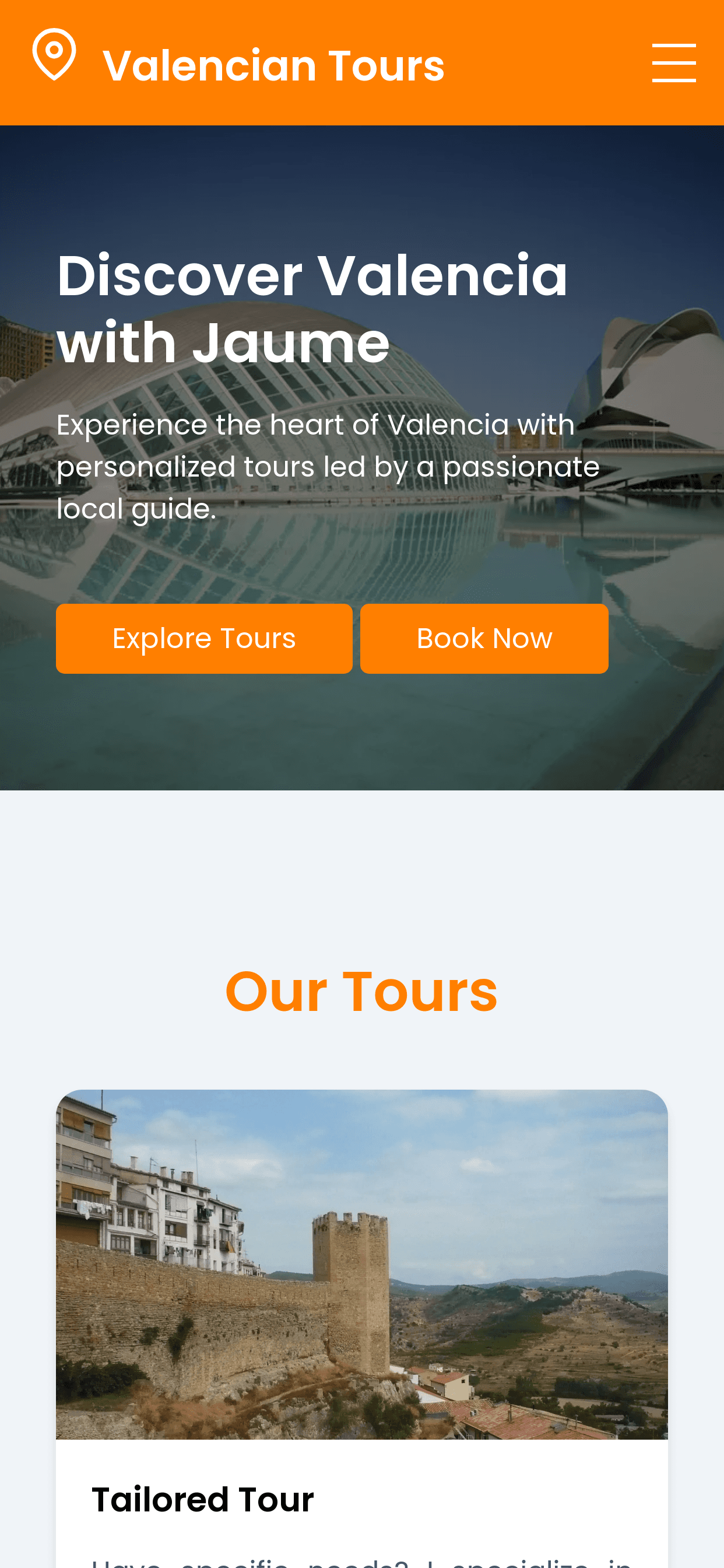Building an Online Presence for Valencian Tours with Jaume image 1